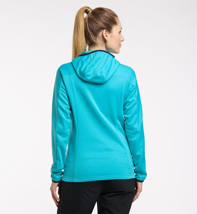 Haglöfs Womens Frost Mid Layer Blue New Zealand 04972XVLY